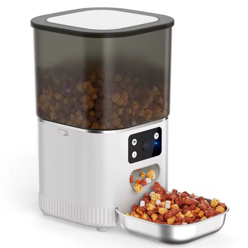 PatiPattes Smart 4L - Distributeur Croquettes WiFi Multi-Bols Chat & Chien