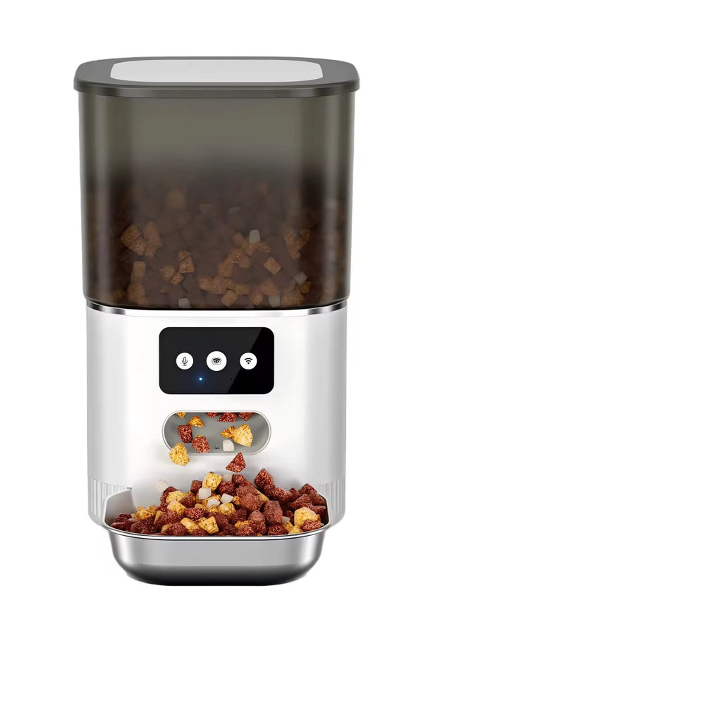 PatiPattes Smart 4L - Distributeur Croquettes WiFi Multi-Bols Chat & Chien